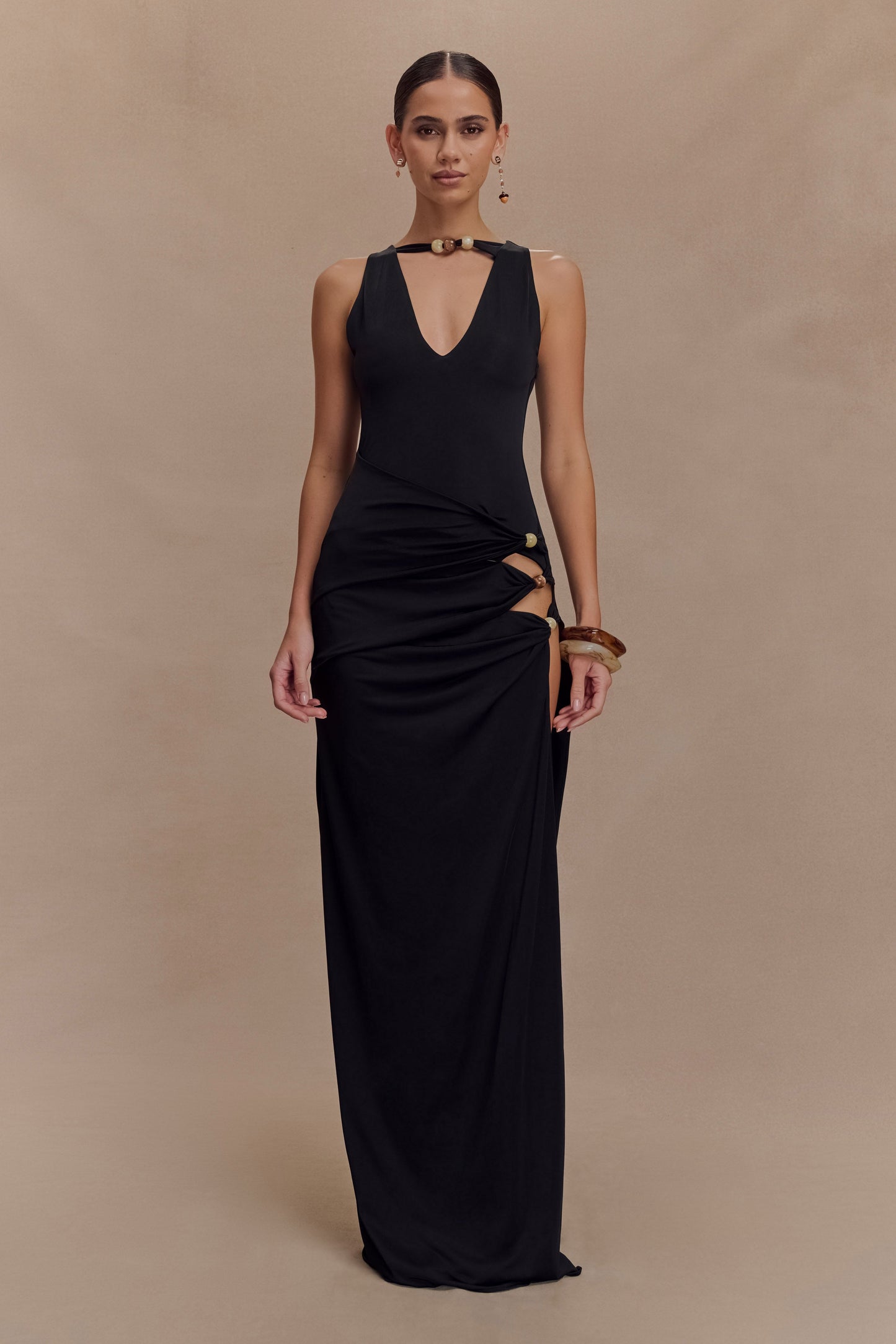 Catarina Beaded Maxi Dress