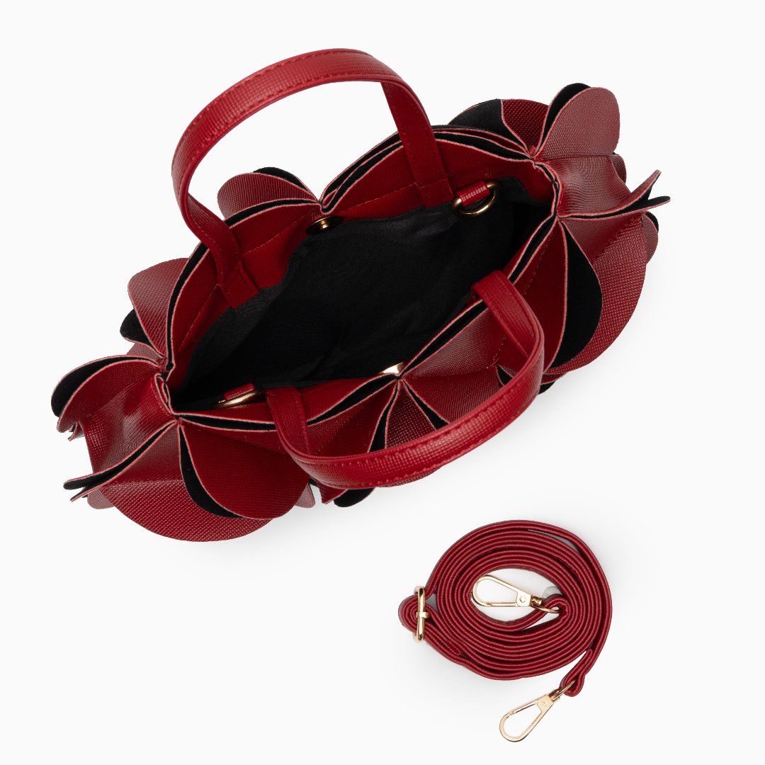Rosette Flower Handbag