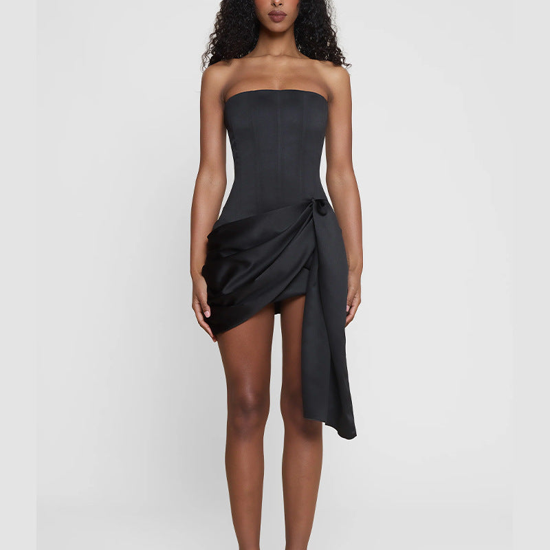 Orianna Satin Corset Dress