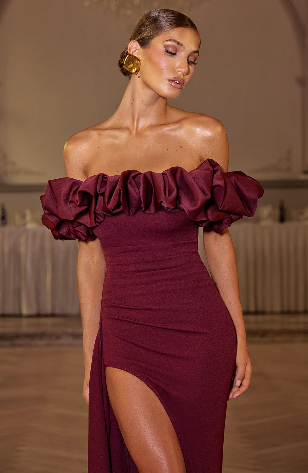 Deep Reign Maxi Dress