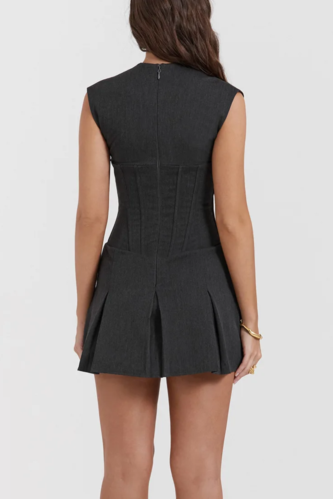 Reese Pleated Mini Dress