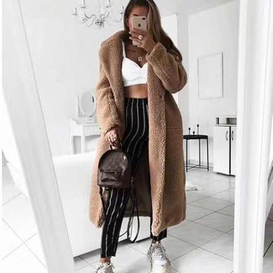 Faux Fur Trimmed Coat