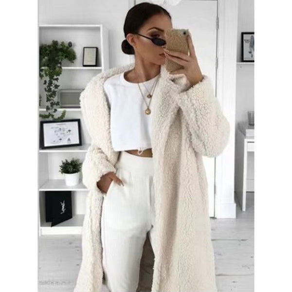 Faux Fur Trimmed Coat