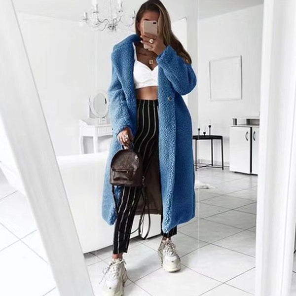 Faux Fur Trimmed Coat
