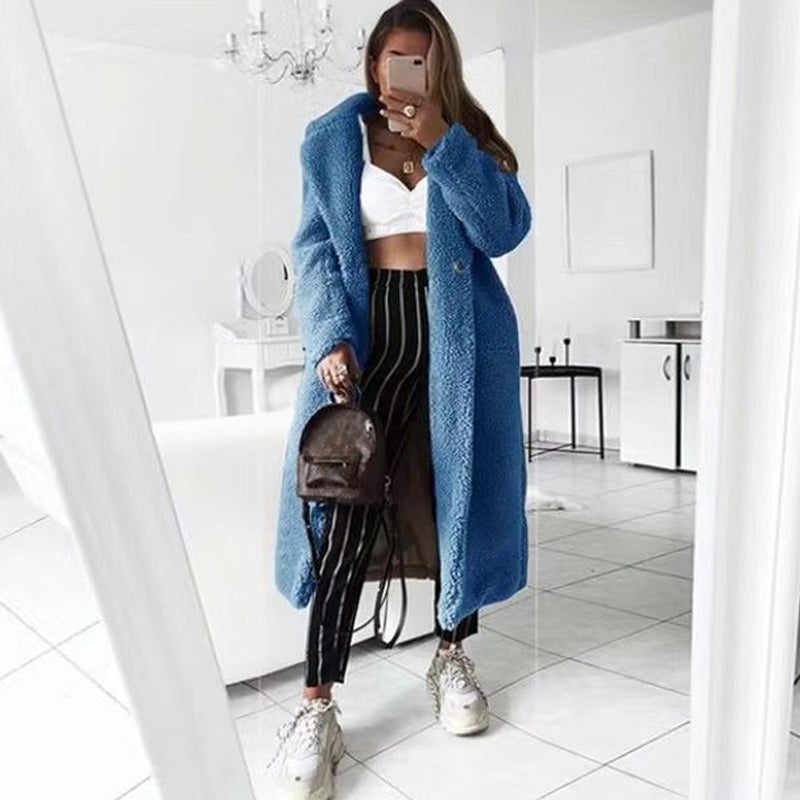 Faux Fur Trimmed Coat