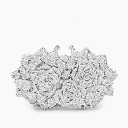 Diamond Bouquet Clutch Bag