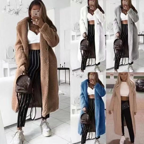 Faux Fur Trimmed Coat