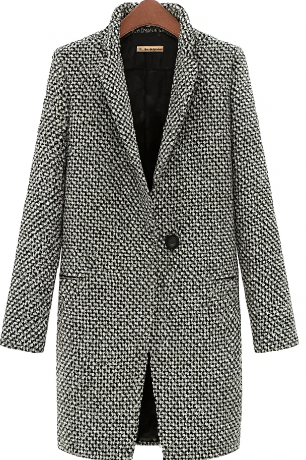 Scarlett Stylish Classic Tailored Coat