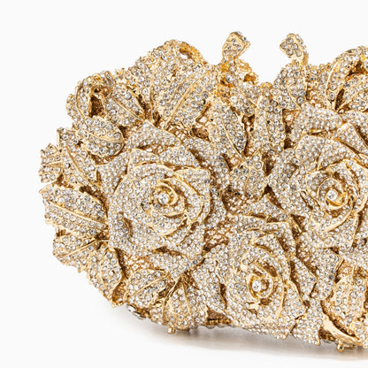 Diamond Bouquet Clutch Bag