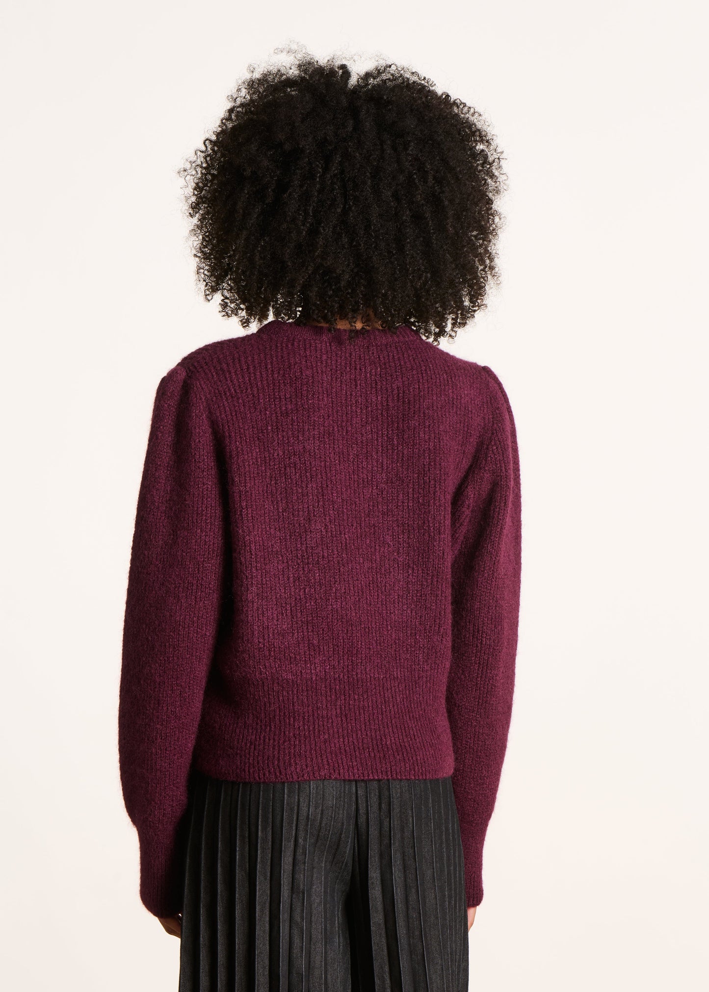 Cozy Short Plum Sweater