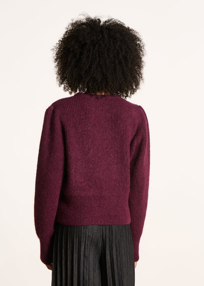 Cozy Short Plum Sweater