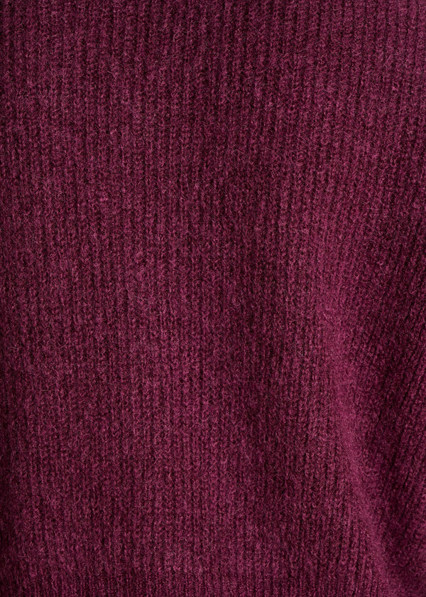 Cozy Short Plum Sweater