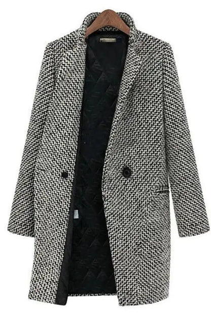 Scarlett Stylish Classic Tailored Coat