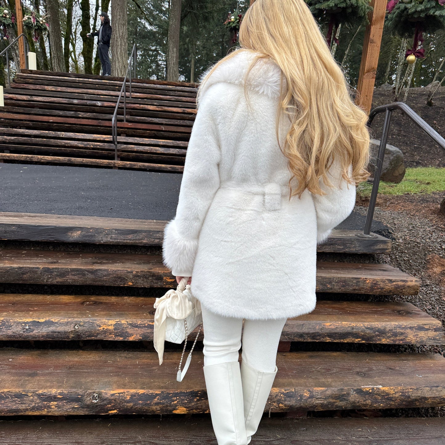 Ultra Plush Faux Fur Belted Coat