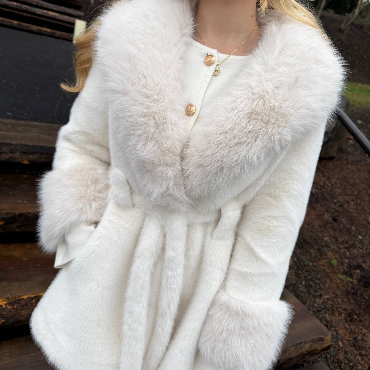 Ultra Plush Faux Fur Belted Coat