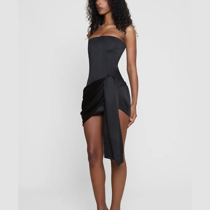 Orianna Satin Corset Dress