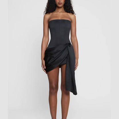 Orianna Satin Corset Dress