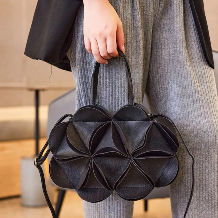 Rosette Flower Handbag