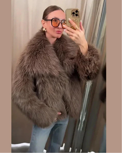 Melani Luxurious Fur Coat
