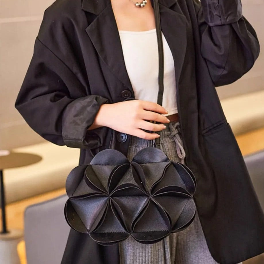Rosette Flower Handbag