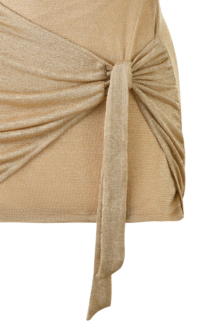 Metallic Gold Mini Dress