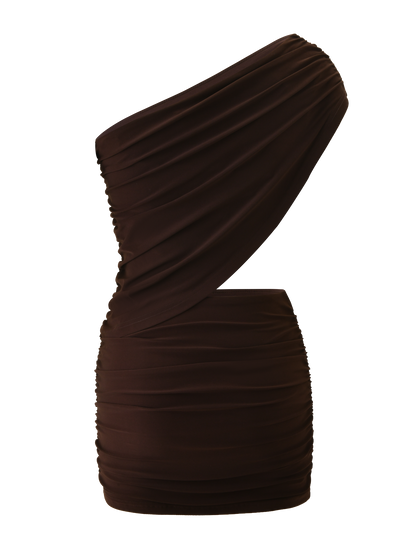 Kylie Chocolate Mini Dress