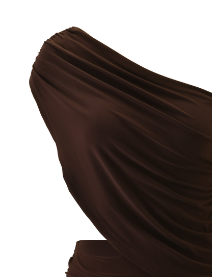 Kylie Chocolate Mini Dress