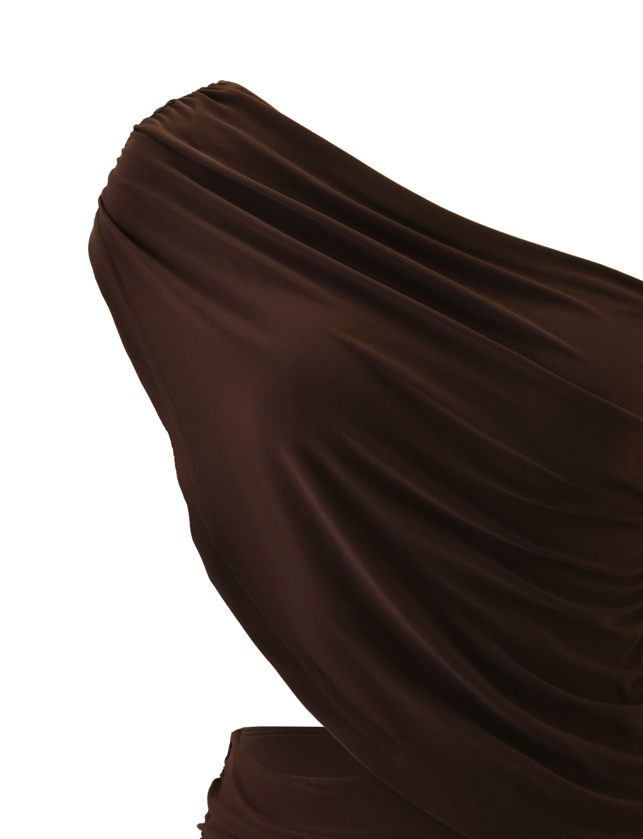 Kylie Chocolate Mini Dress