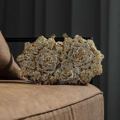 Diamond Bouquet Clutch Bag
