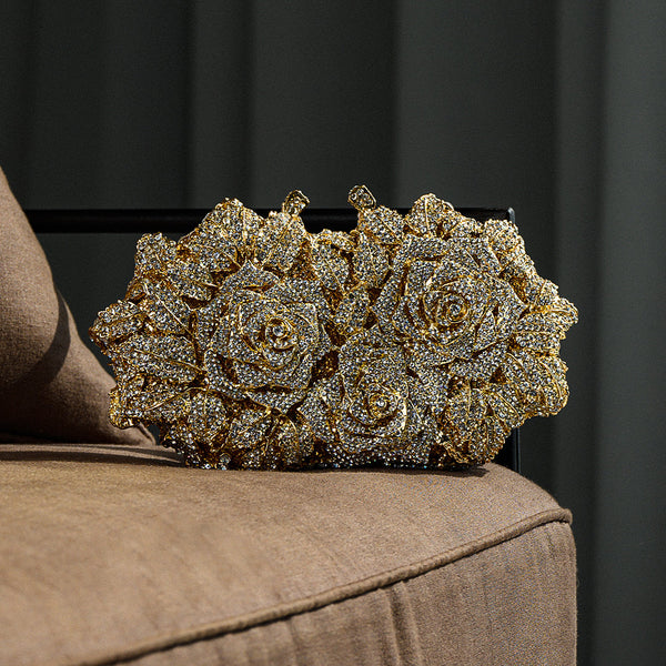 Diamond Bouquet Clutch Bag (sale)