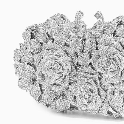 Diamond Bouquet Clutch Bag