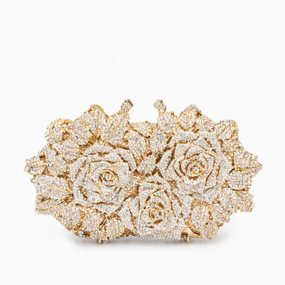 Diamond Bouquet Clutch Bag