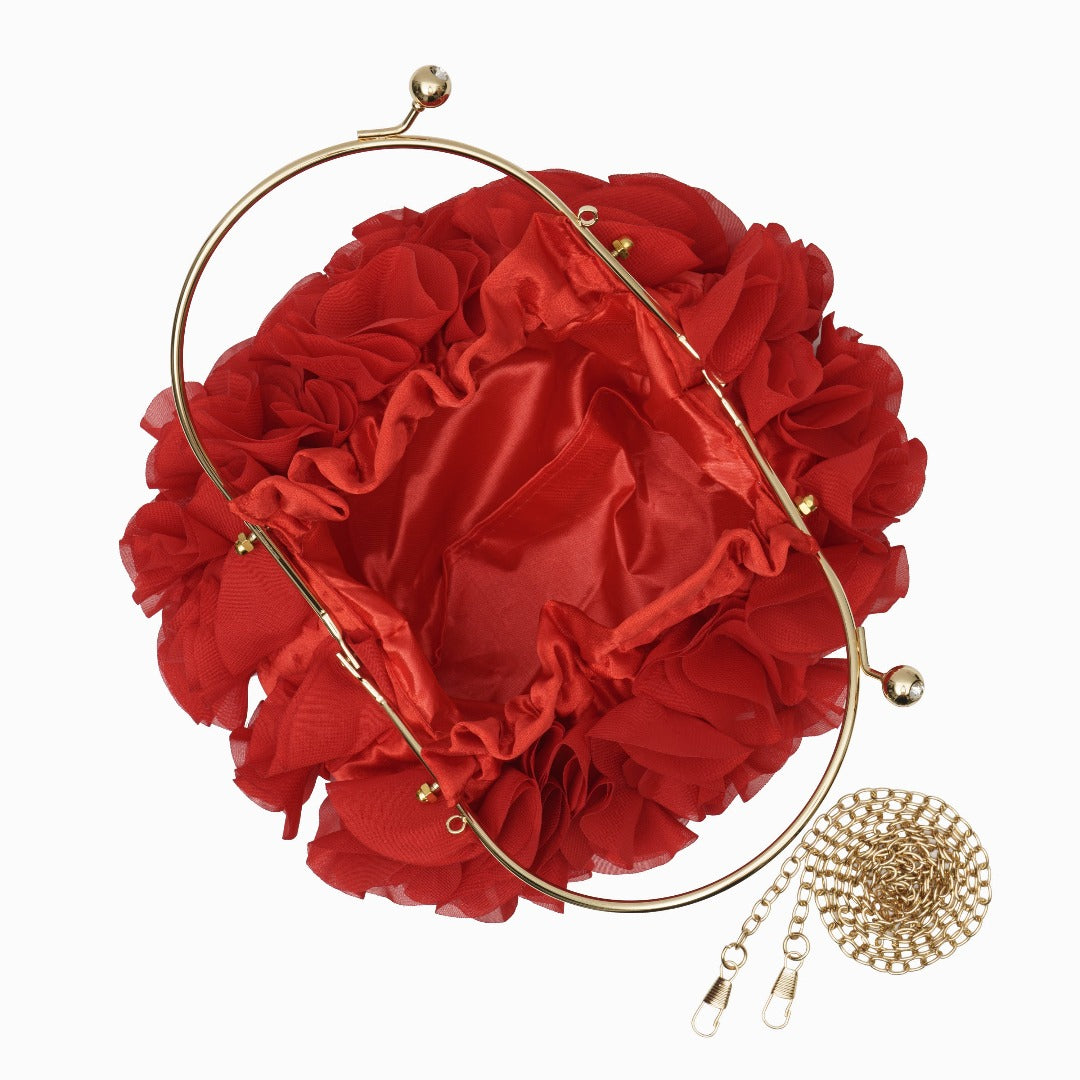 Corsage Flower Handbag